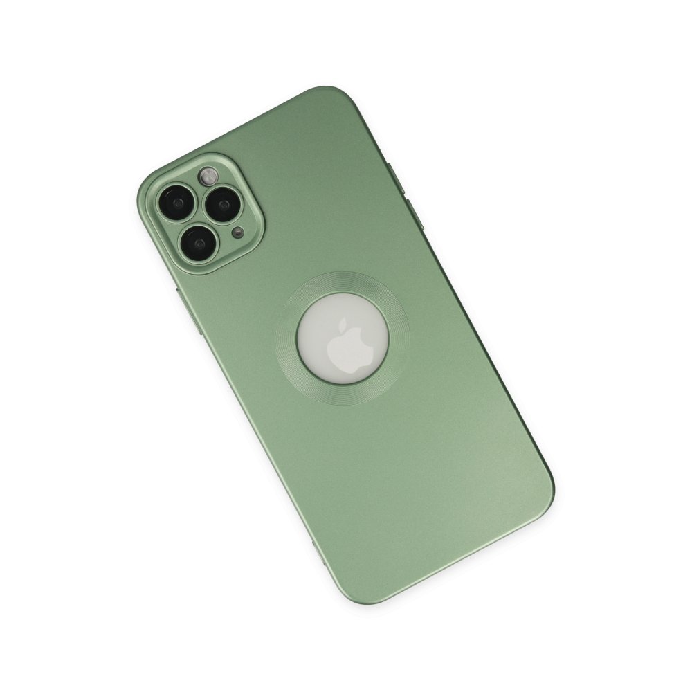 Newface iPhone 11 Pro Max Kılıf Vamos Lens Silikon - Açık Yeşil
