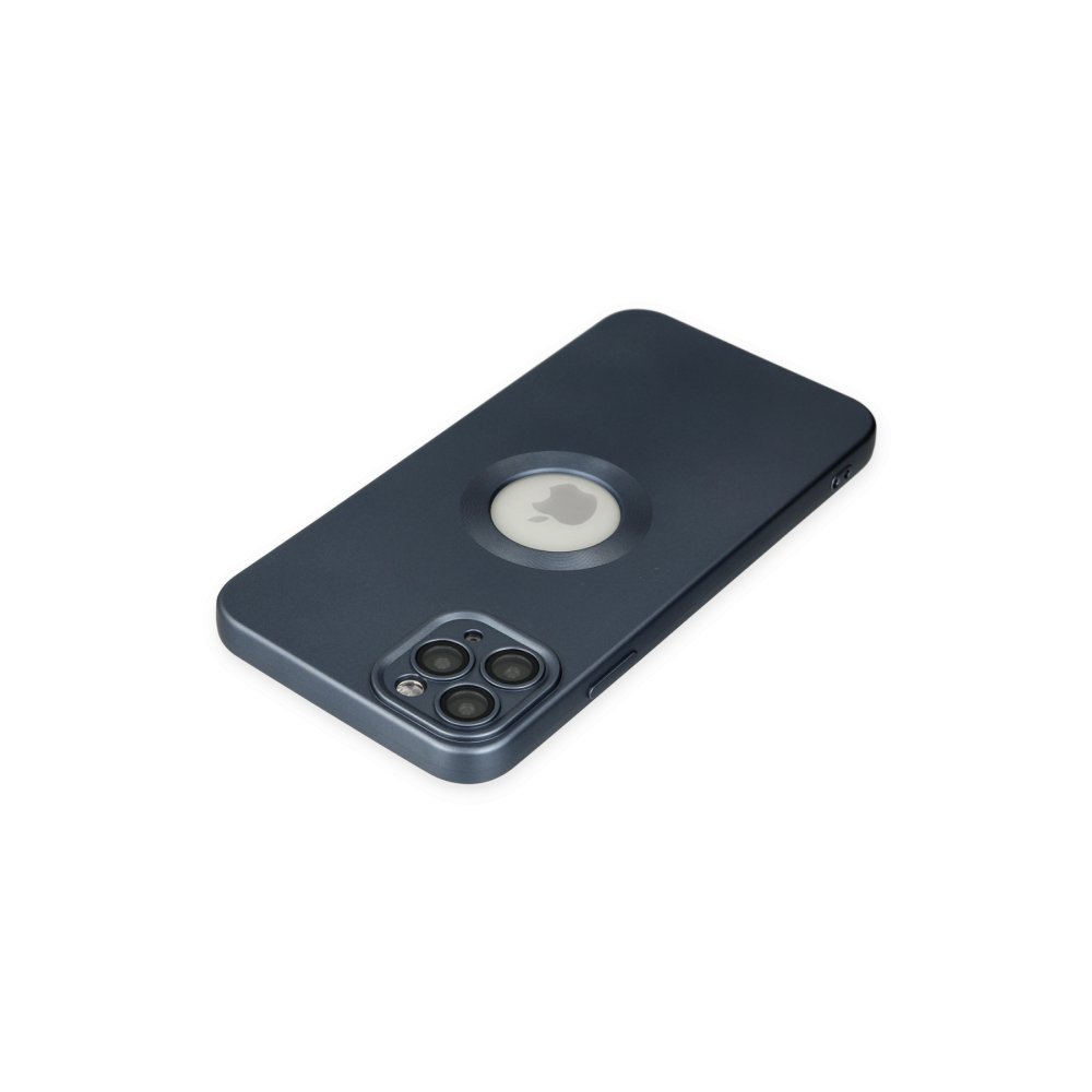 Newface iPhone 11 Pro Max Kılıf Vamos Lens Silikon - Mavi