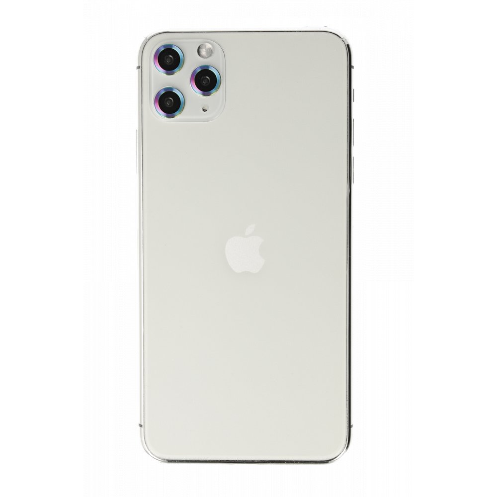 Newface iPhone 11 Pro Max Metal Kamera Lens - Rainbow