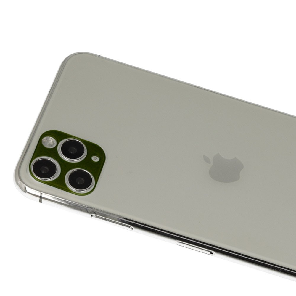 Newface iPhone 11 Pro Max Rainbow Kamera Lens Koruma Cam - Yeşil