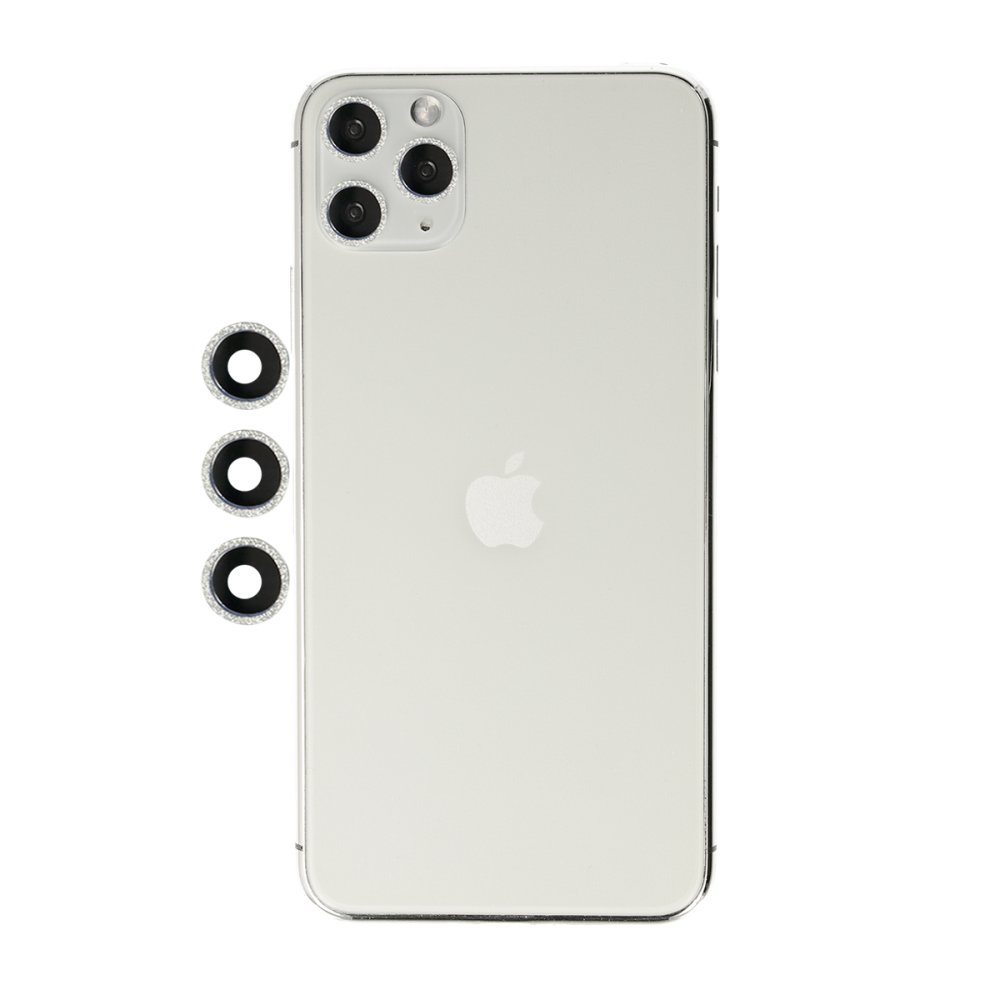 Newface iPhone 11 Pro Shine Kamera Lens - Gümüş