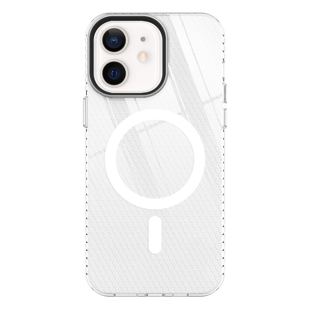 Newface iPhone 12 Kılıf Beta Magneticsafe Silikon - Şeffaf