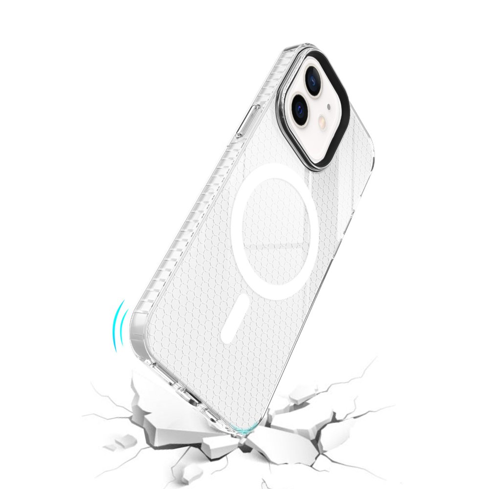 Newface iPhone 12 Kılıf Beta Magneticsafe Silikon - Şeffaf