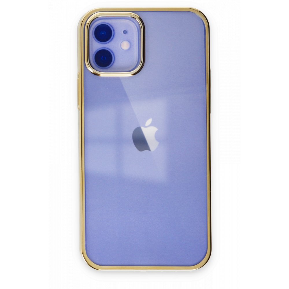 Newface iPhone 12 Kılıf Element Silikon - Gold