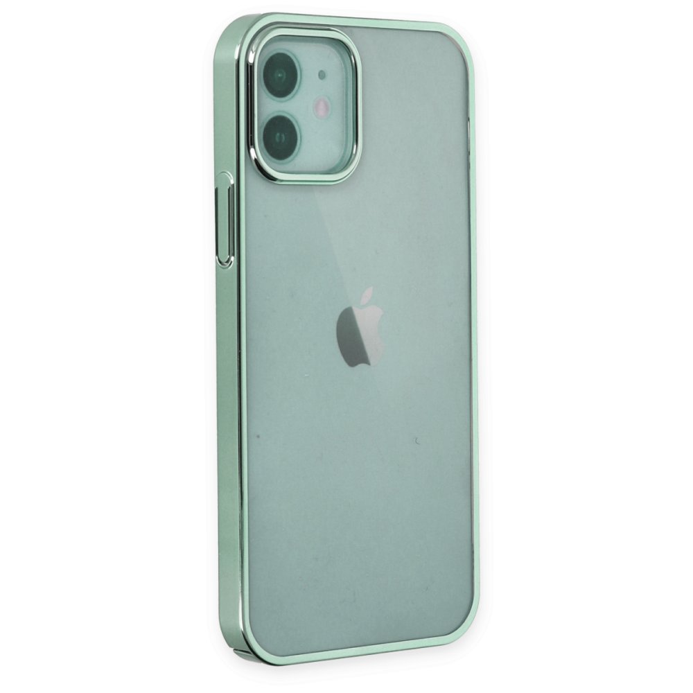 Newface iPhone 12 Kılıf Element Silikon - Yeşil
