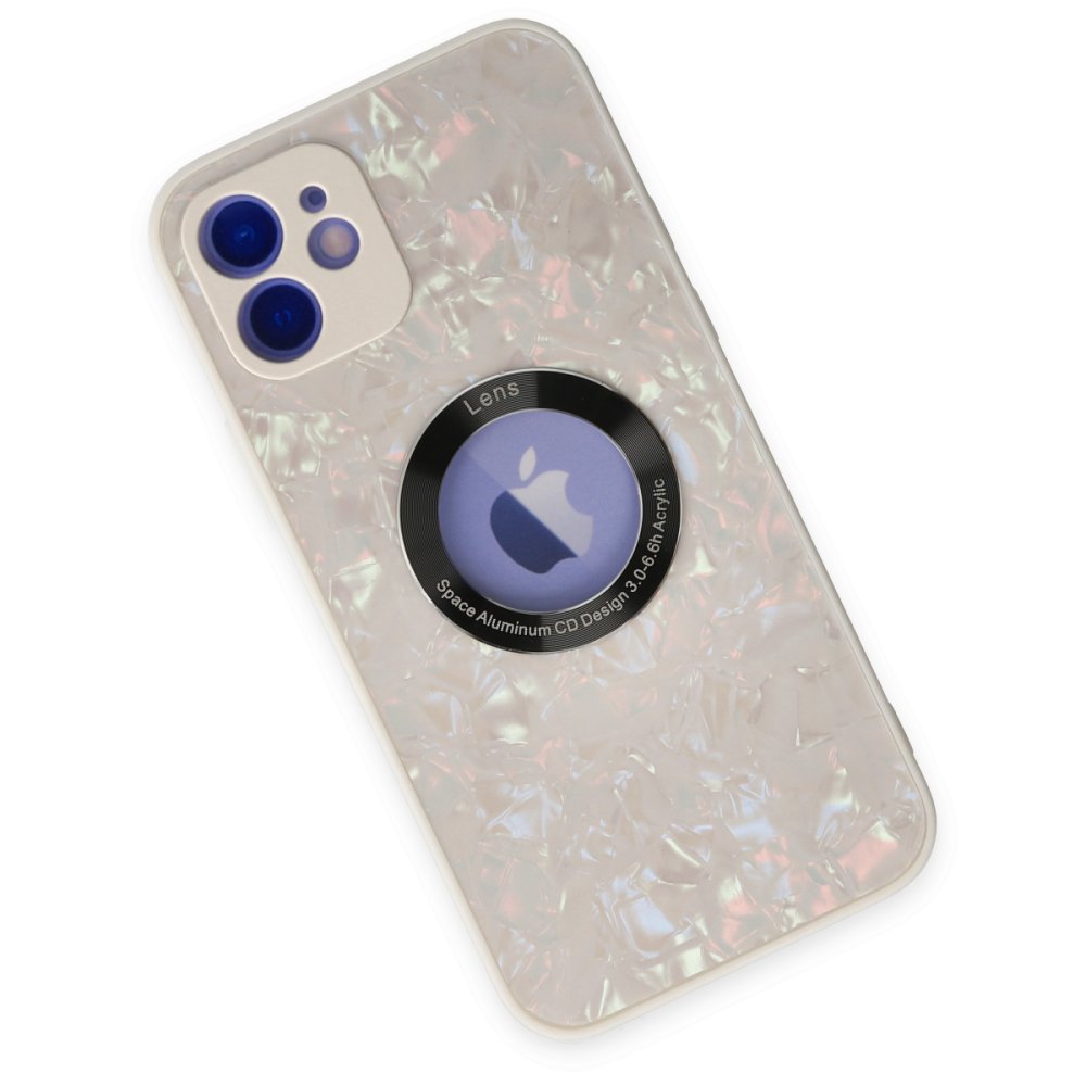 Newface iPhone 12 Kılıf Estel Silikon - Estel Beyaz