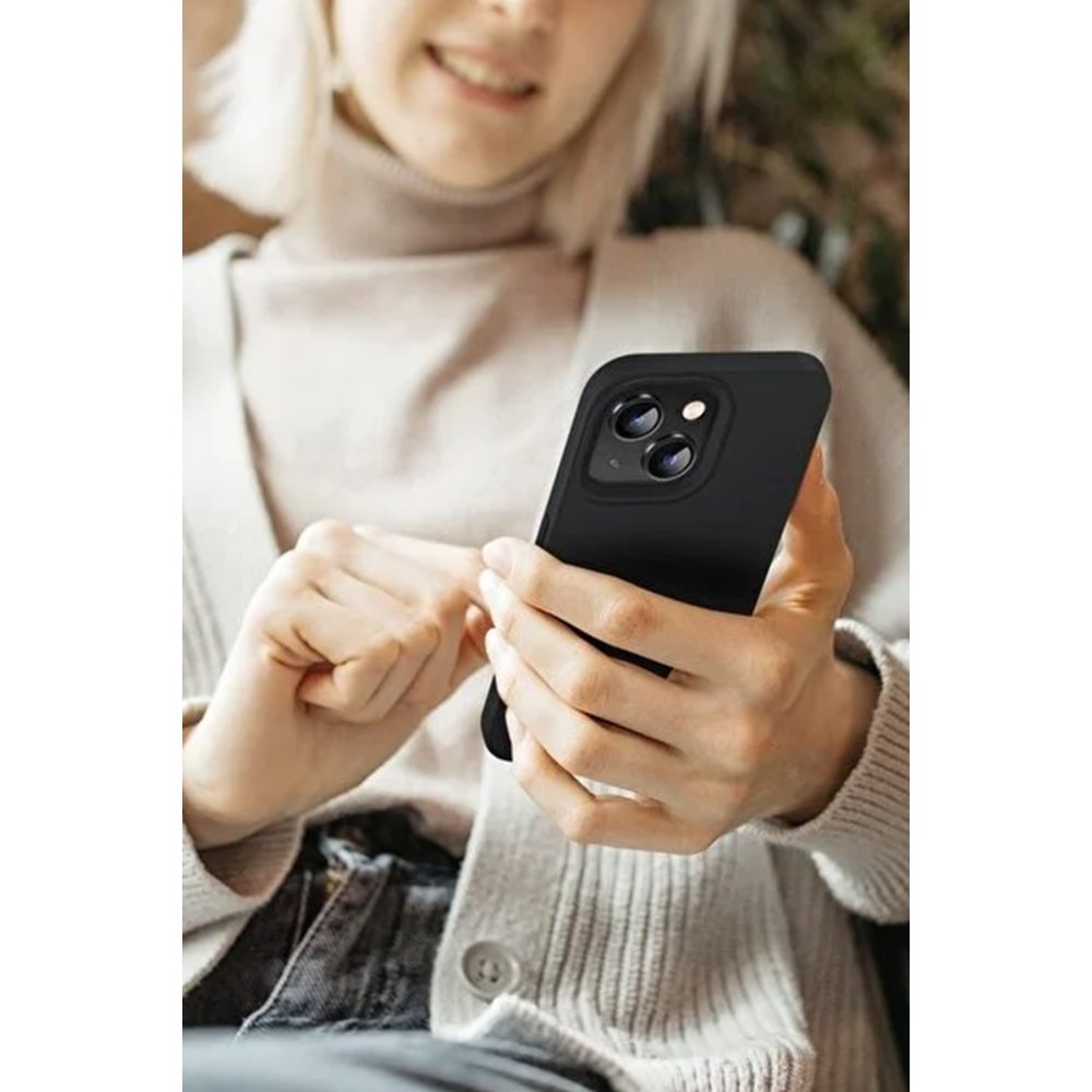 Newface iPhone 12 Kılıf First Silikon - Mürdüm