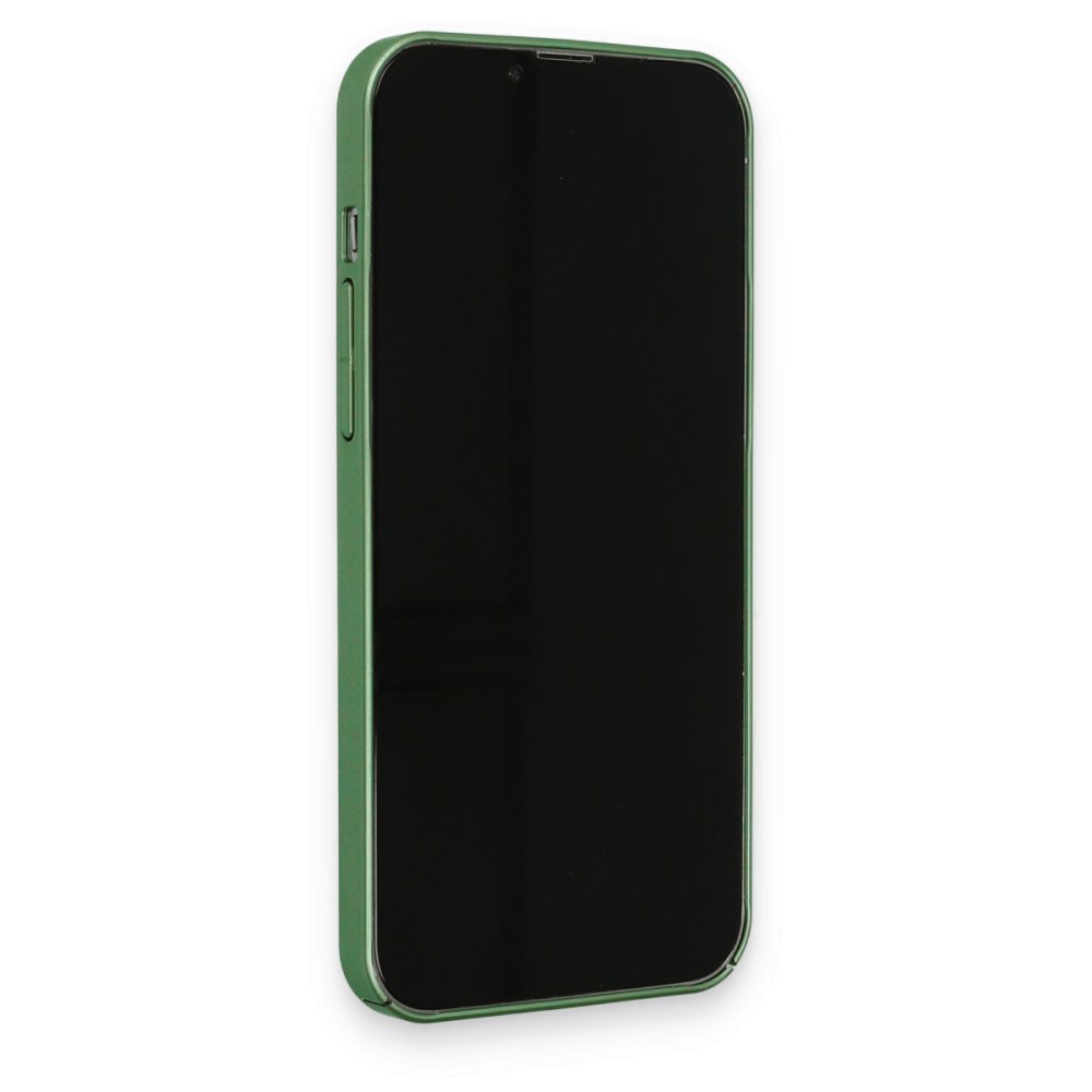 Newface iPhone 12 Kılıf Jack Magneticsafe Lens Silikon - Yeşil