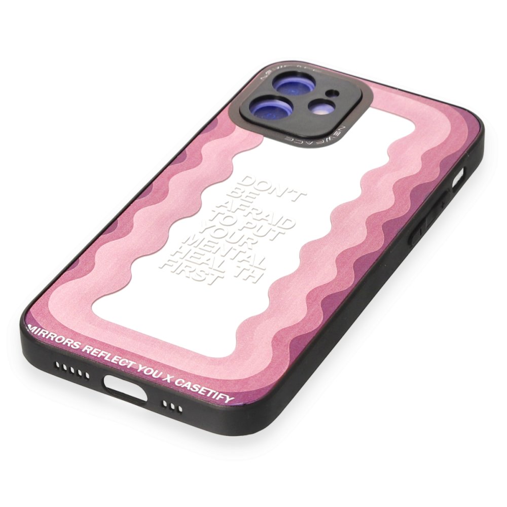 Newface iPhone 12 Kılıf Mirror Desenli Kapak - Mirror - 11