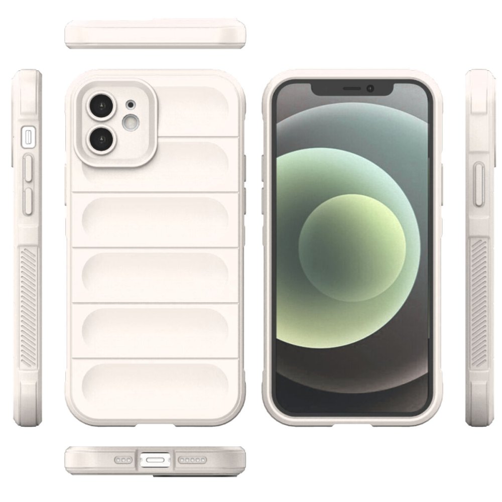 Newface iPhone 12 Kılıf Optimum Silikon - Krem
