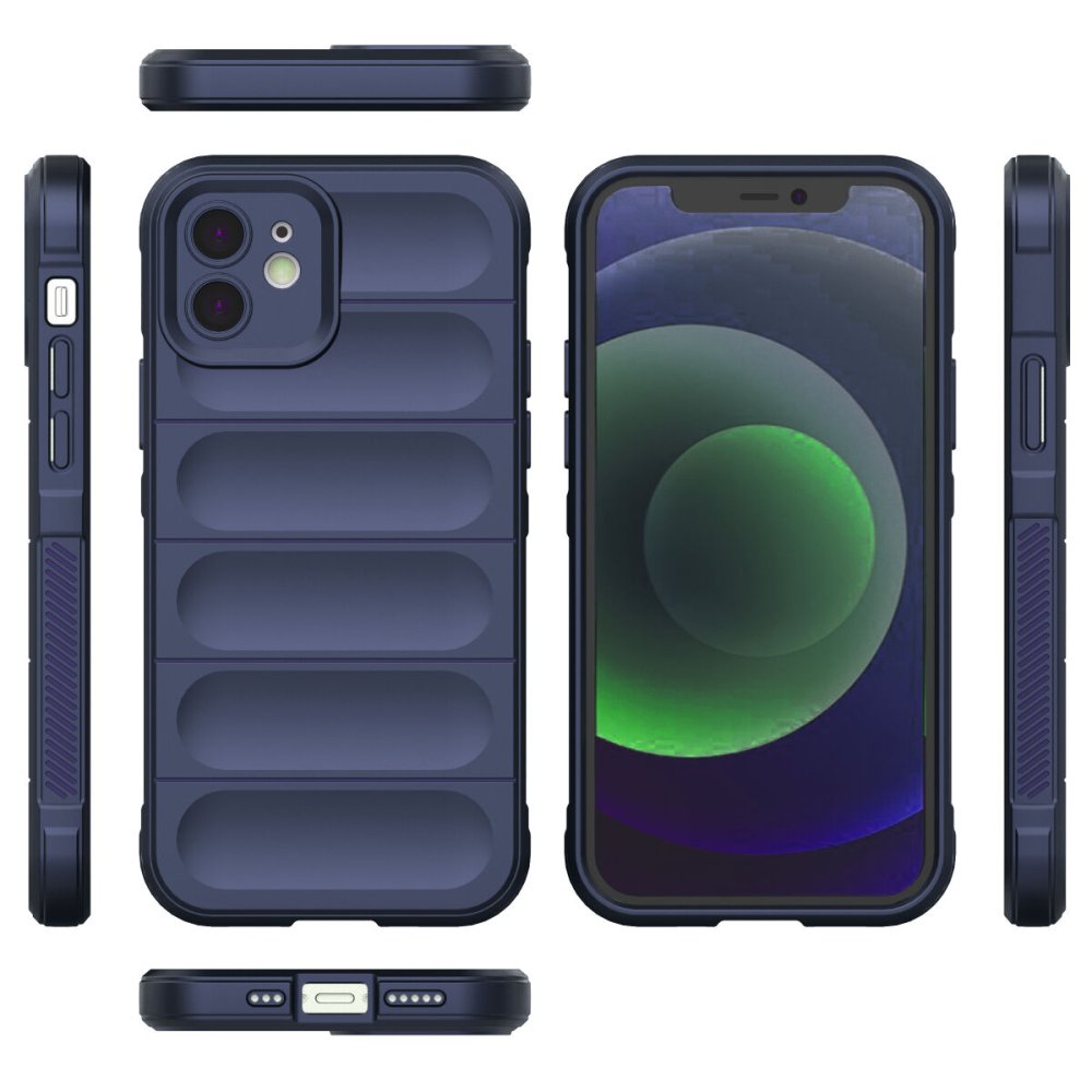 Newface iPhone 12 Kılıf Optimum Silikon - Lacivert