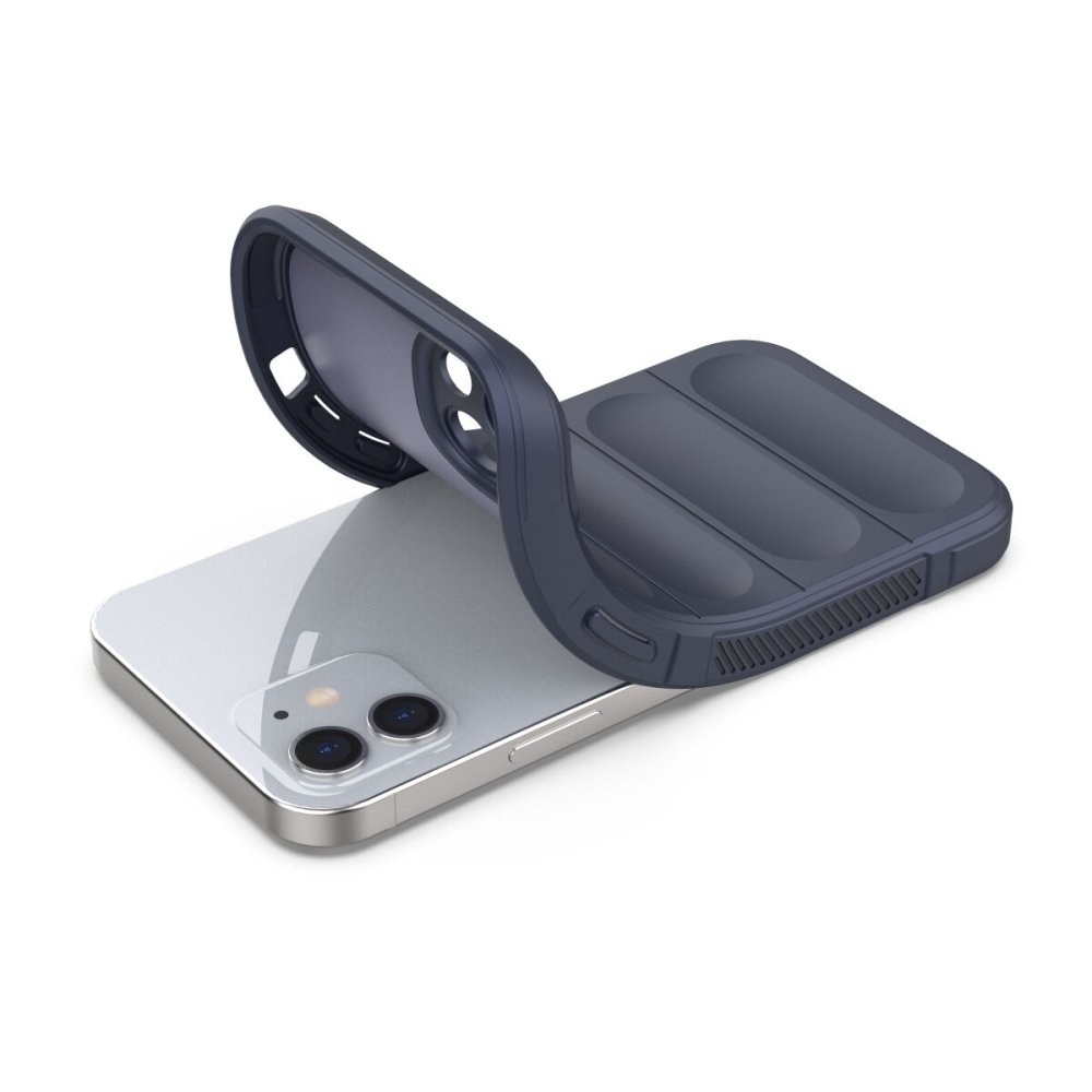 Newface iPhone 12 Kılıf Optimum Silikon - Lacivert
