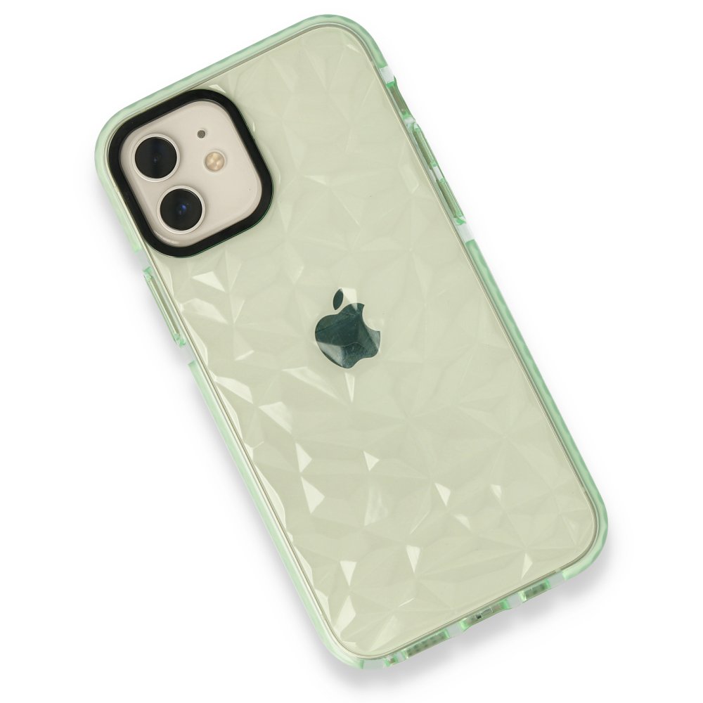 Newface iPhone 12 Kılıf Salda Silikon - Yeşil