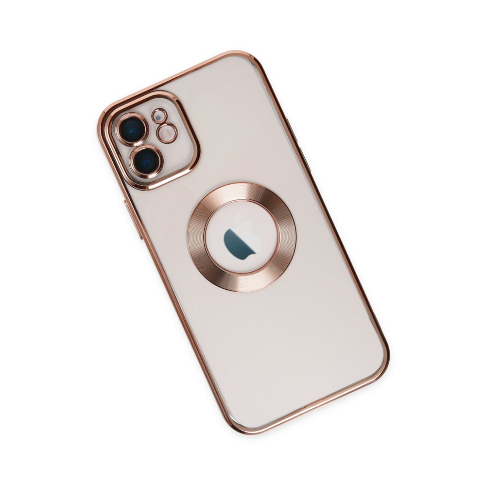 Newface iPhone 12 Kılıf Slot Silikon - Rose Gold