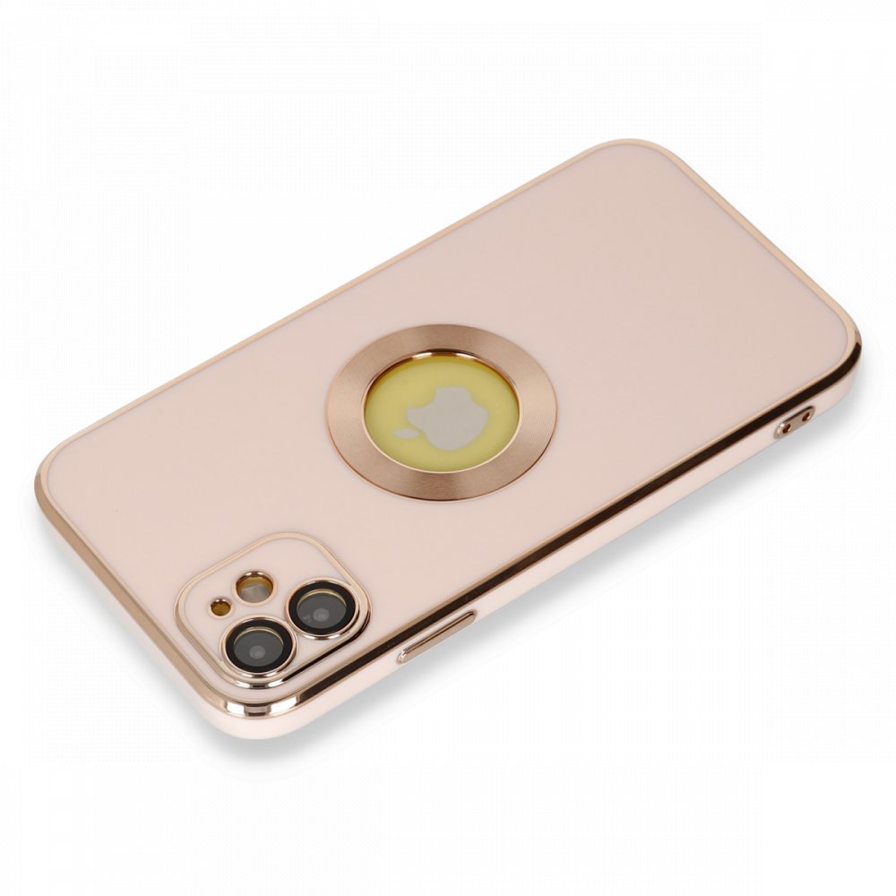 Newface iPhone 12 Kılıf Store Silikon - Pembe