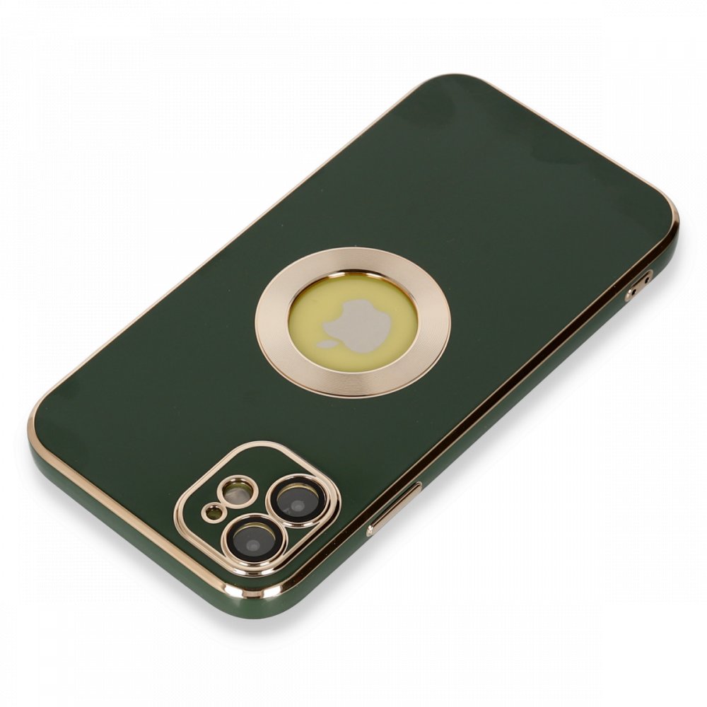 Newface iPhone 12 Kılıf Store Silikon - Yeşil