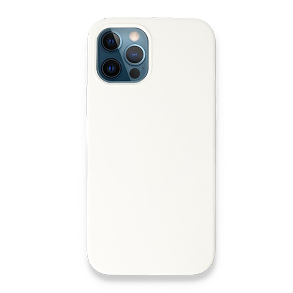 Newface iPhone 12 Kılıf Magneticsafe Lansman Silikon Kapak - Beyaz