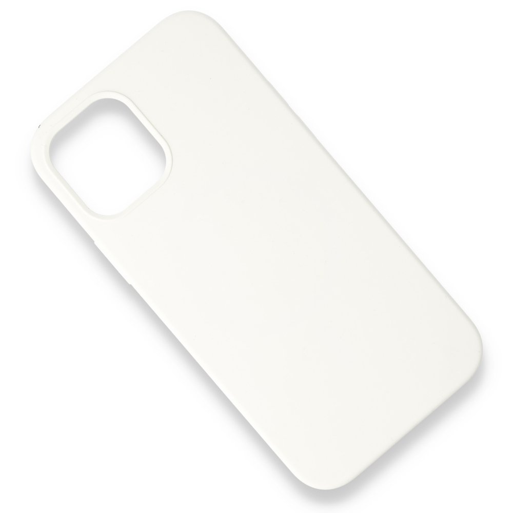 Newface iPhone 12 Kılıf Magneticsafe Lansman Silikon Kapak - Beyaz
