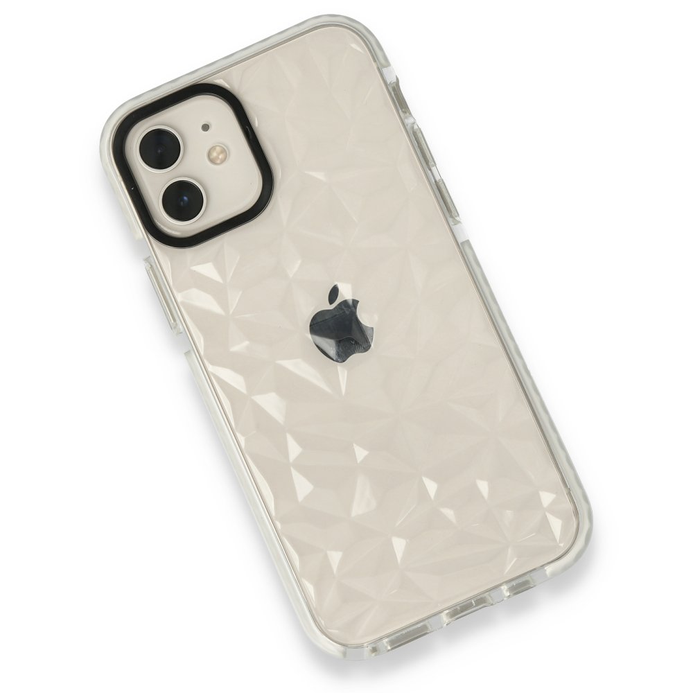 Newface iPhone 12 Mini Kılıf Salda Silikon - Beyaz