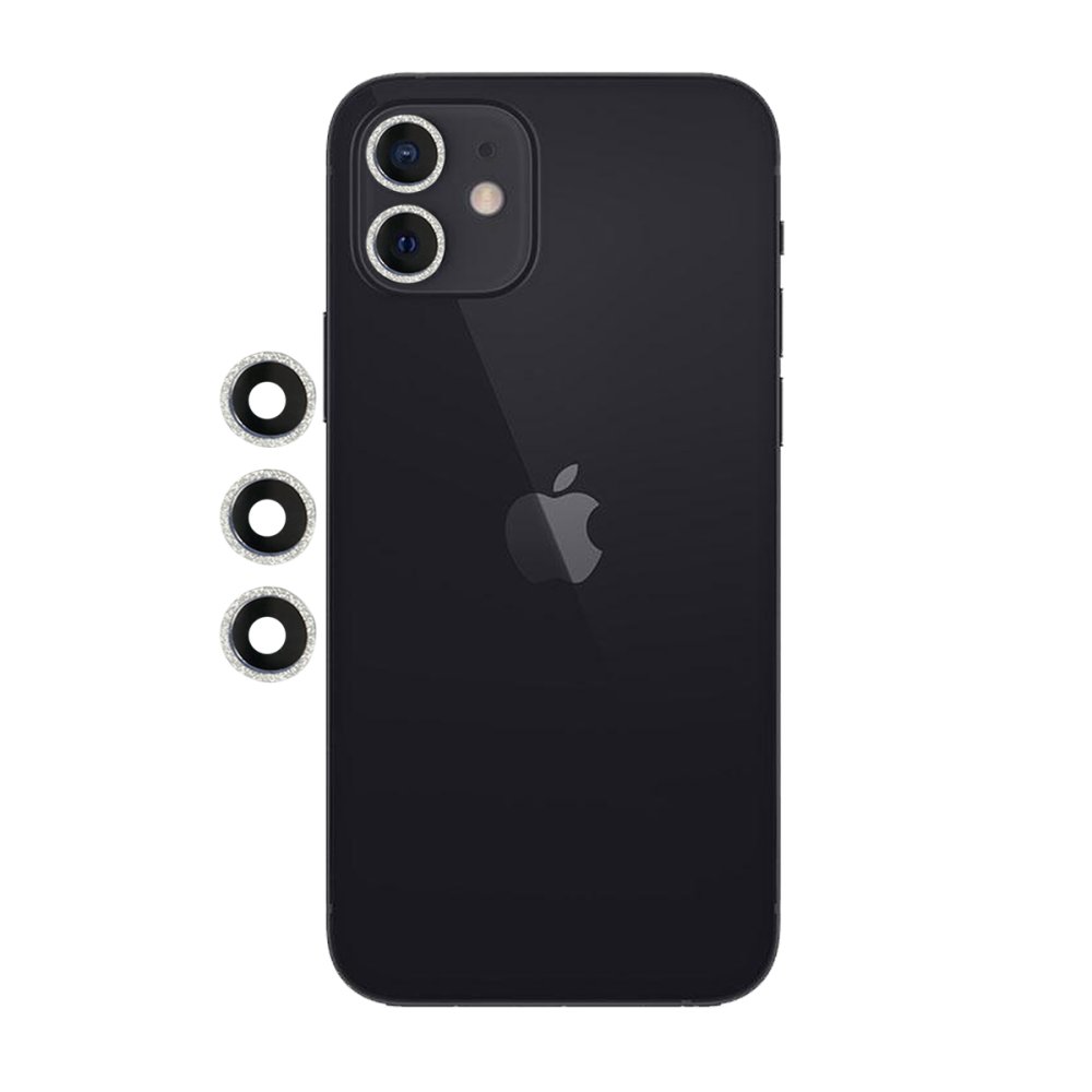 Newface iPhone 12 Mini Shine Kamera Lens - Gümüş