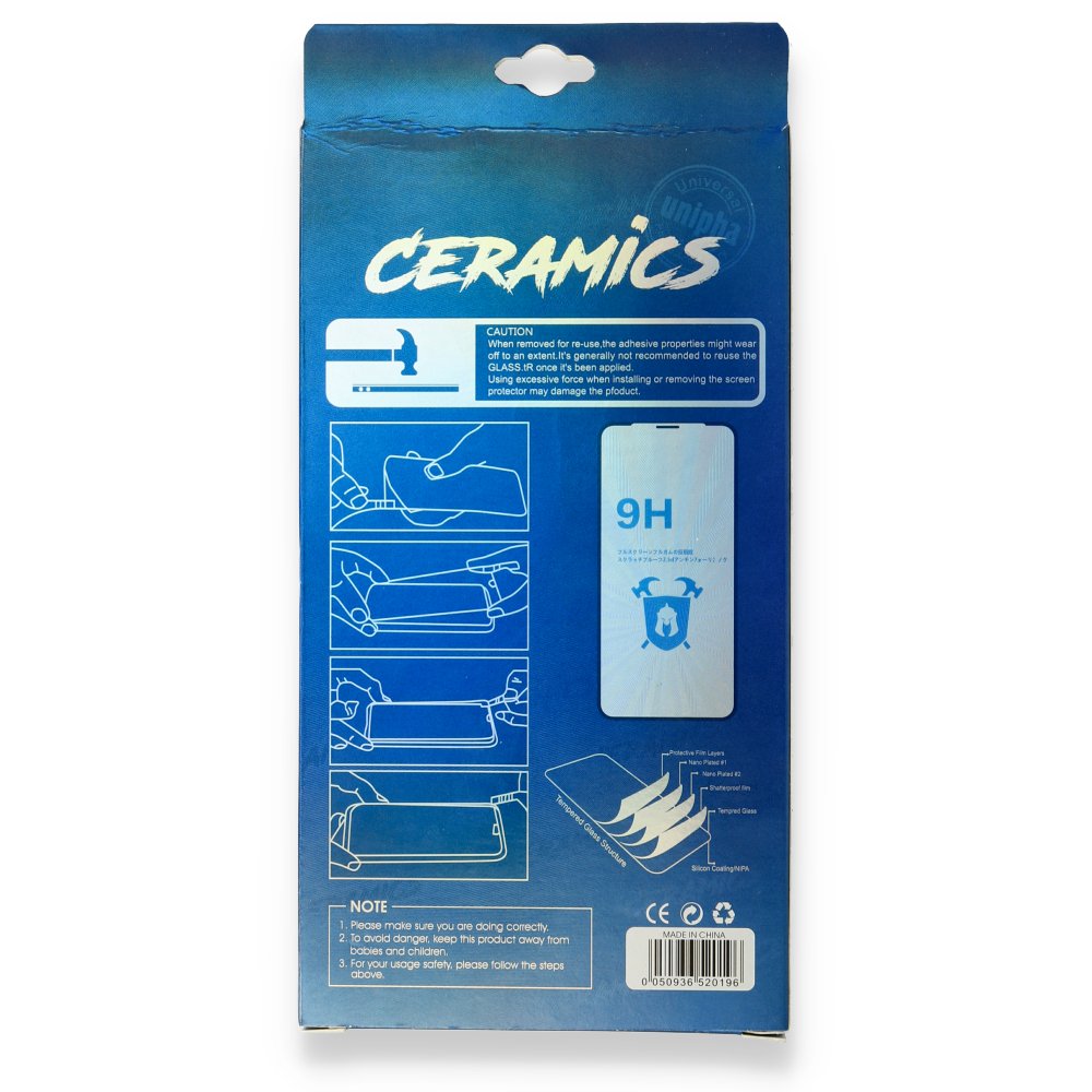 Newface iPhone 12 Pro 34D Izgaralı Cam