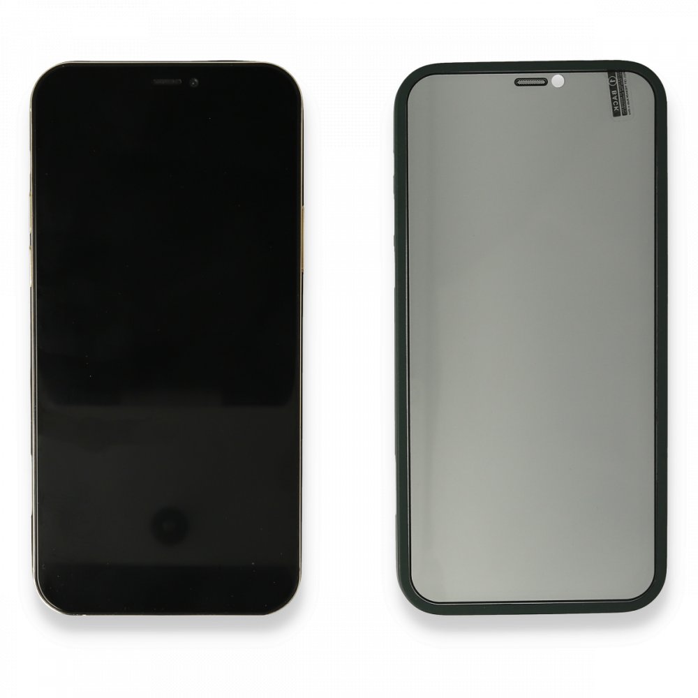Newface iPhone 12 Pro Kılıf 360 Hayalet Full Body Silikon Kapak - Açık Mavi