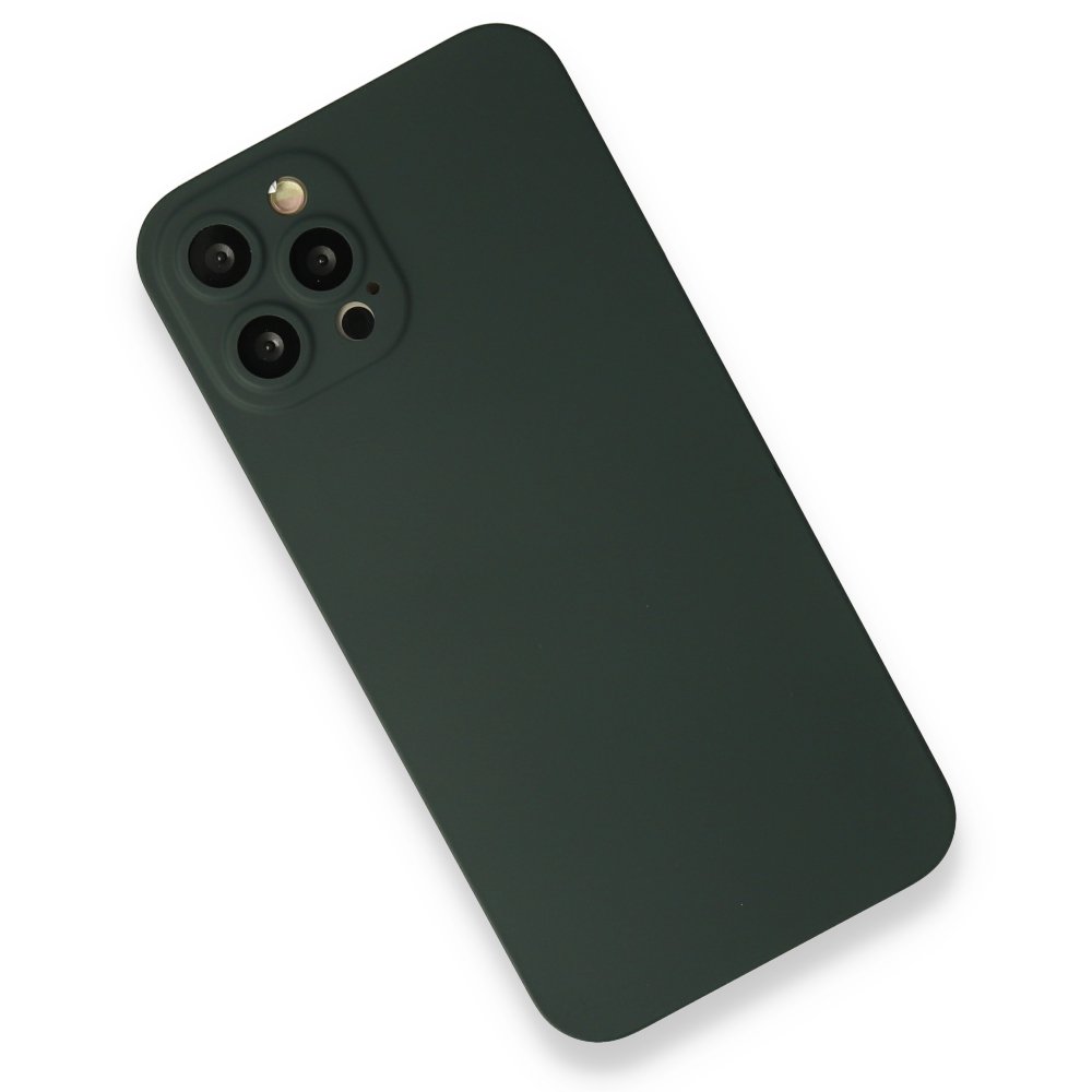 Newface iPhone 12 Pro Kılıf 360 Hayalet Full Body Silikon Kapak - Yeşil
