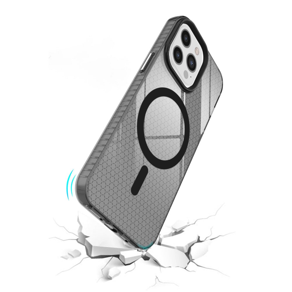 Newface iPhone 12 Pro Kılıf Beta Magneticsafe Silikon - Siyah