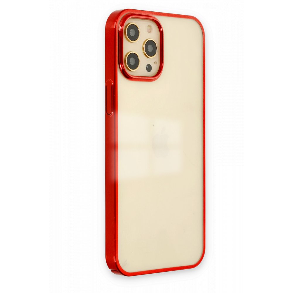 Newface iPhone 12 Pro Kılıf Element Silikon - Kırmızı