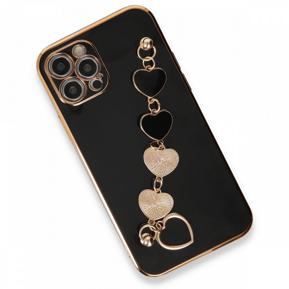 Newface iPhone 12 Pro Kılıf Esila Silikon - Siyah