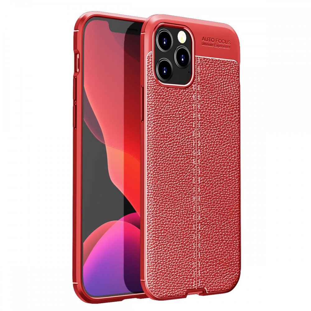Newface iPhone 12 Pro Kılıf Auto Focus Kapak - Kırmızı