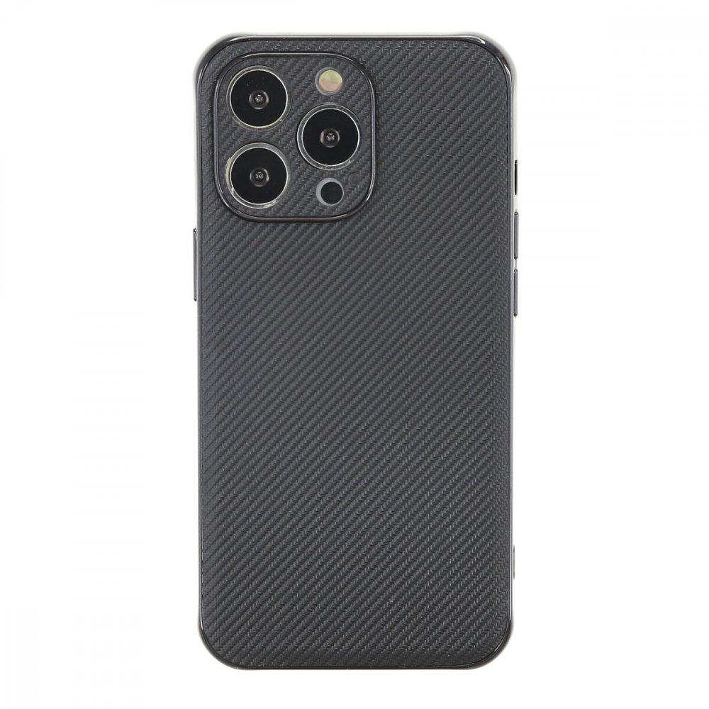 Newface iPhone 12 Pro Kılıf Harbon Silikon - Siyah