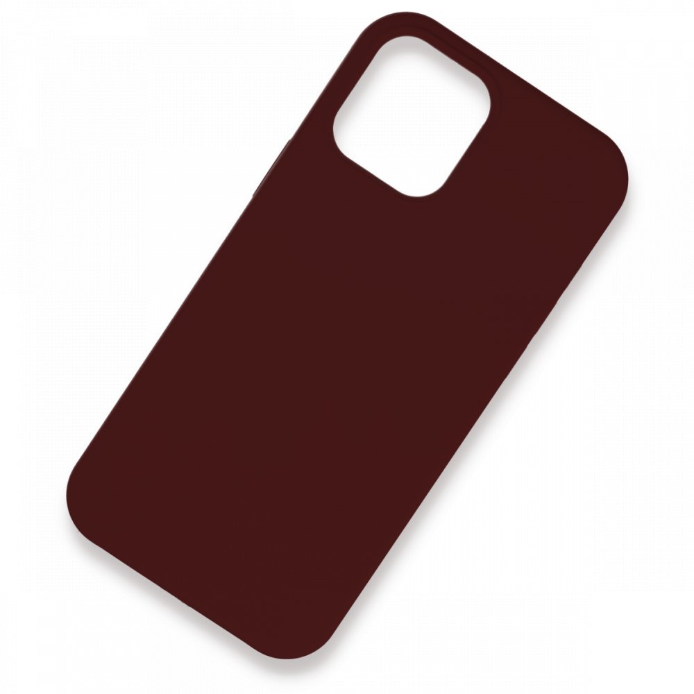 Newface iPhone 12 Pro Kılıf Lansman Legant Silikon - Bordo