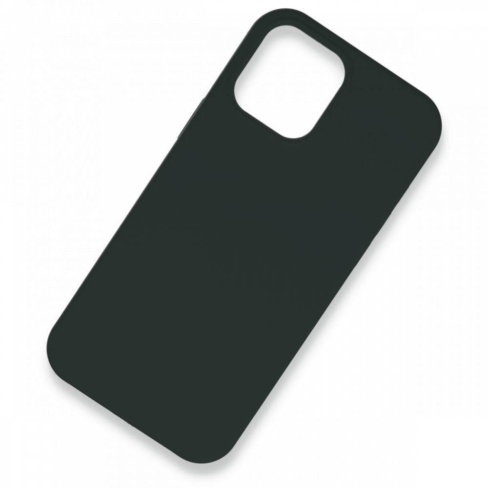 Newface iPhone 12 Pro Max Kılıf Lansman Legant Silikon - Koyu Gri
