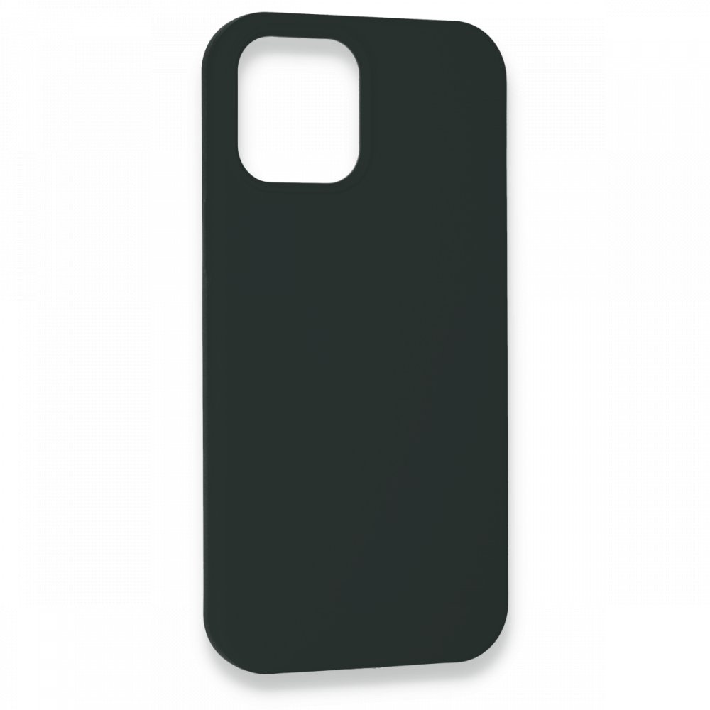 Newface iPhone 12 Pro Kılıf Lansman Legant Silikon - Koyu Yeşil