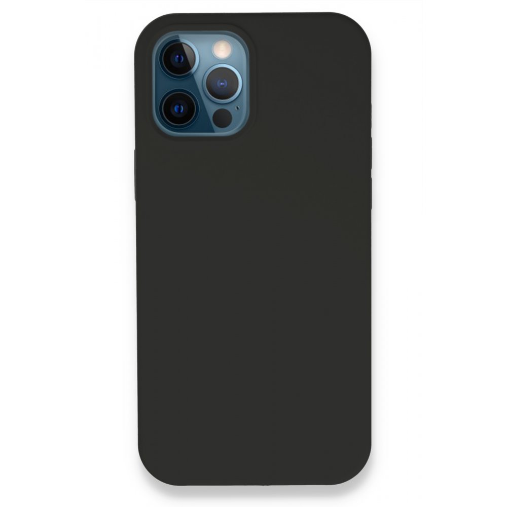 Newface iPhone 12 Pro Kılıf Lansman Legant Silikon - Siyah
