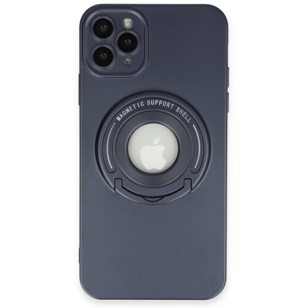 Newface iPhone 12 Pro Kılıf Lukka Magneticsafe Kapak - Lacivert