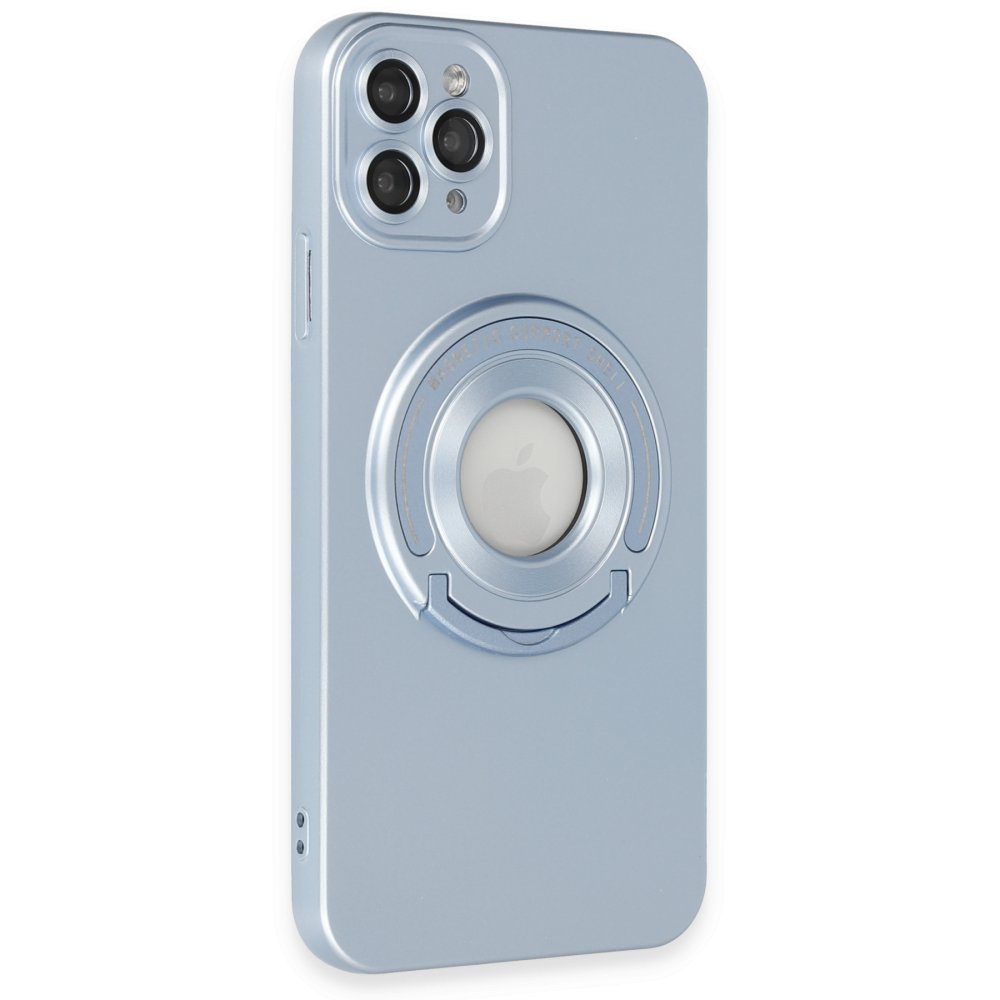 Newface iPhone 12 Pro Kılıf Lukka Magneticsafe Kapak - Sierra Blue