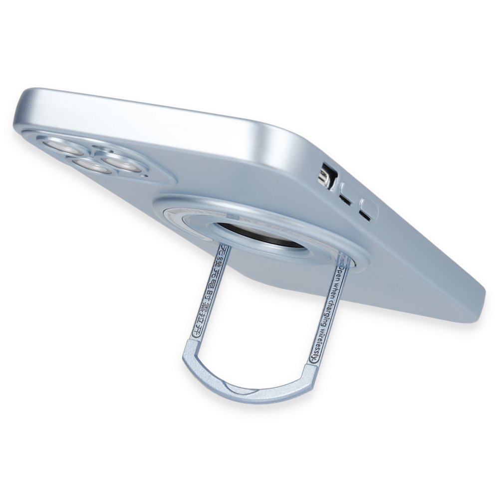 Newface iPhone 12 Pro Kılıf Lukka Magneticsafe Kapak - Sierra Blue