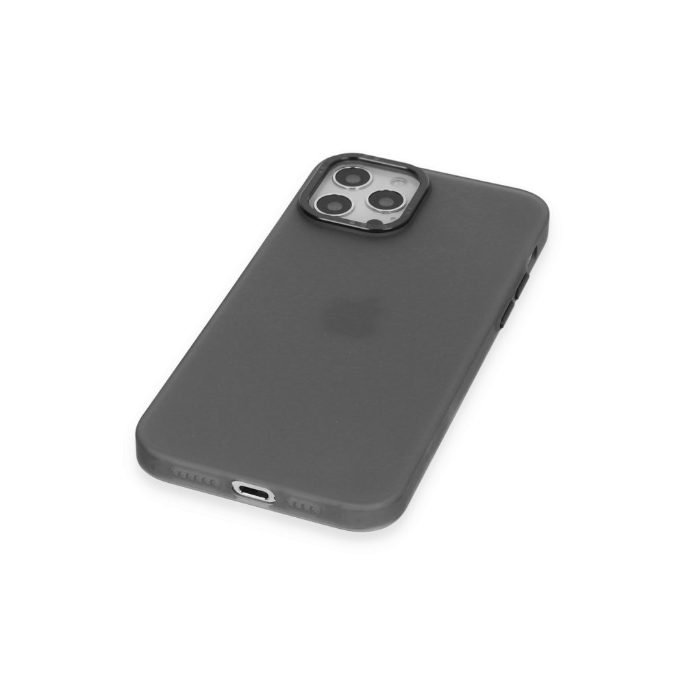 Newface iPhone 12 Pro Kılıf Modos Metal Kapak - Siyah