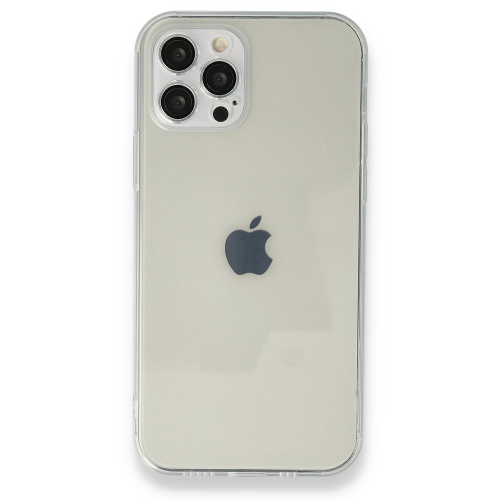 Newface iPhone 12 Pro Kılıf Razer Lensli Silikon - Şeffaf