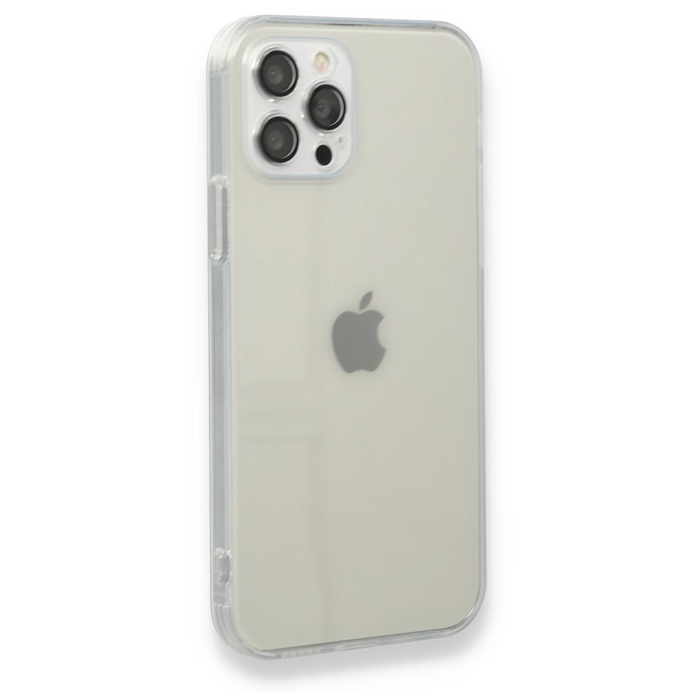 Newface iPhone 12 Pro Kılıf Razer Lensli Silikon - Şeffaf