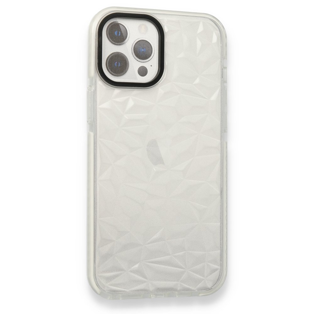Newface iPhone 12 Pro Kılıf Salda Silikon - Beyaz
