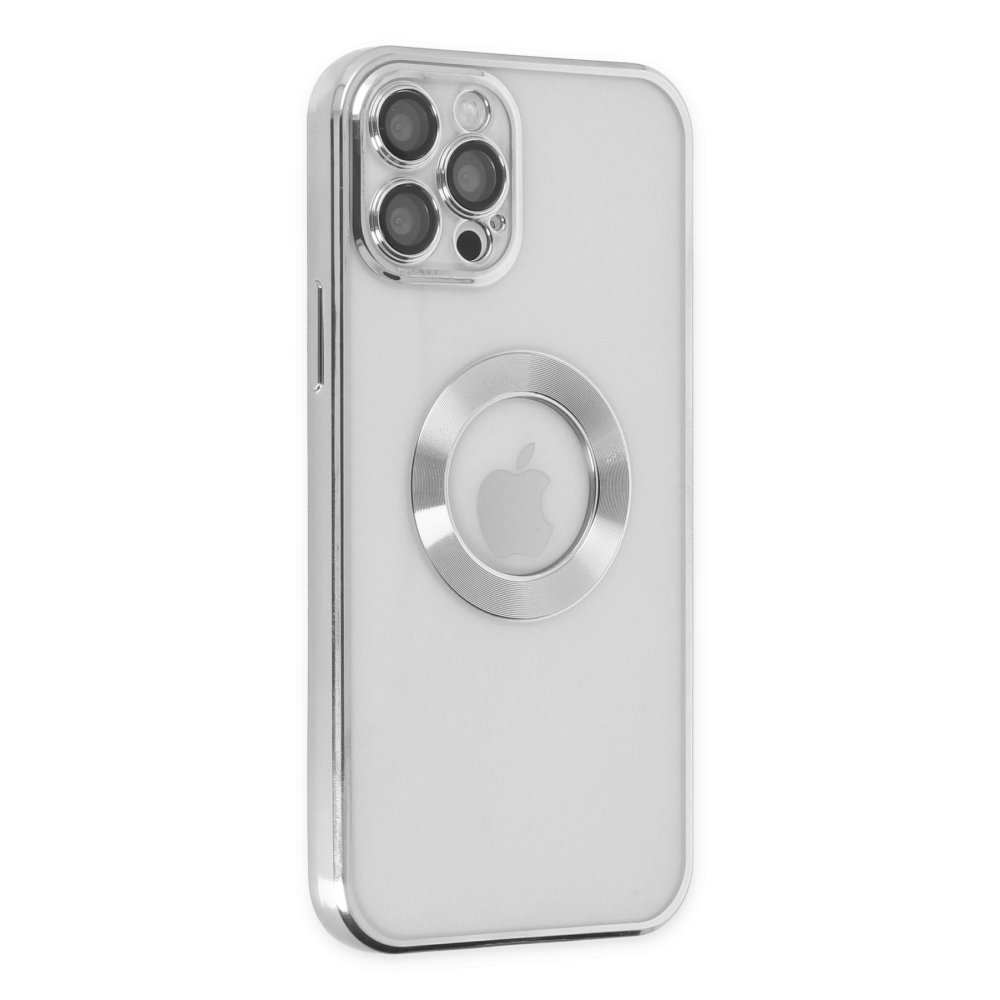 Newface iPhone 12 Pro Kılıf Slot Silikon - Gümüş