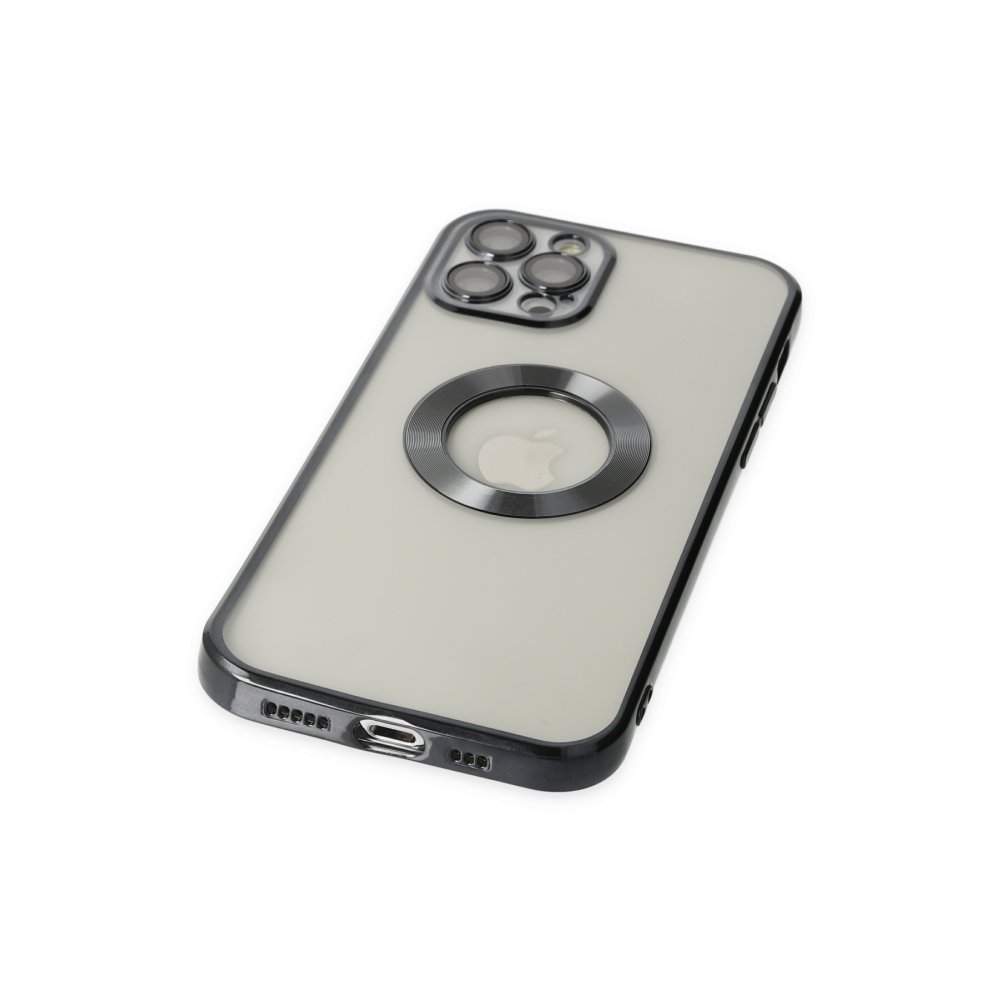 Newface iPhone 12 Pro Kılıf Slot Silikon - Siyah