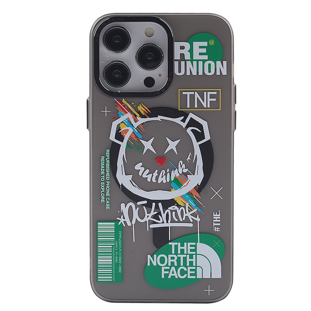Newface iPhone 12 Pro Max Kılıf Apollo Magneticsafe Desenli Kapak - Apollo Siyah - 2