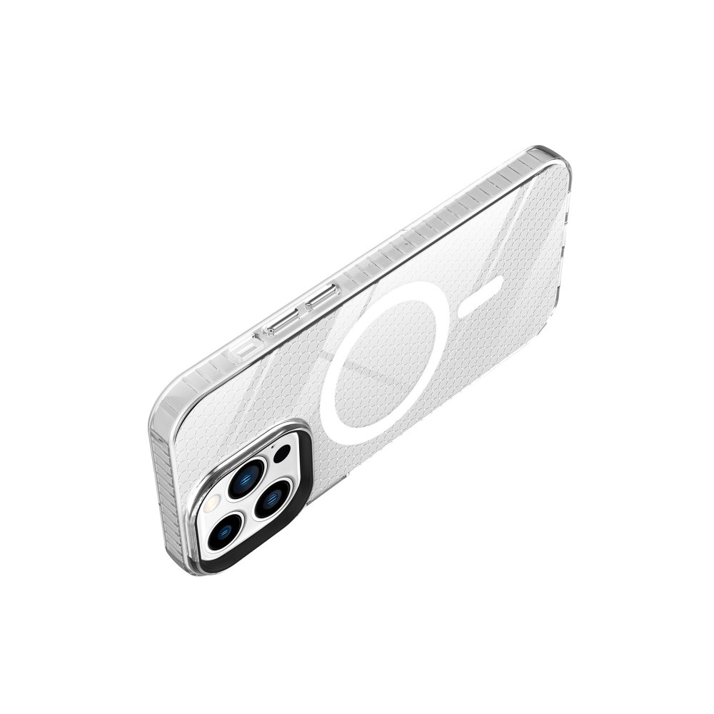 Newface iPhone 12 Pro Max Kılıf Beta Magneticsafe Silikon - Şeffaf