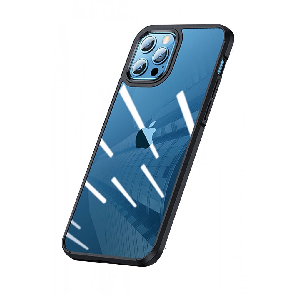 Newface iPhone 12 Pro Max Kılıf Bold Silikon - Siyah