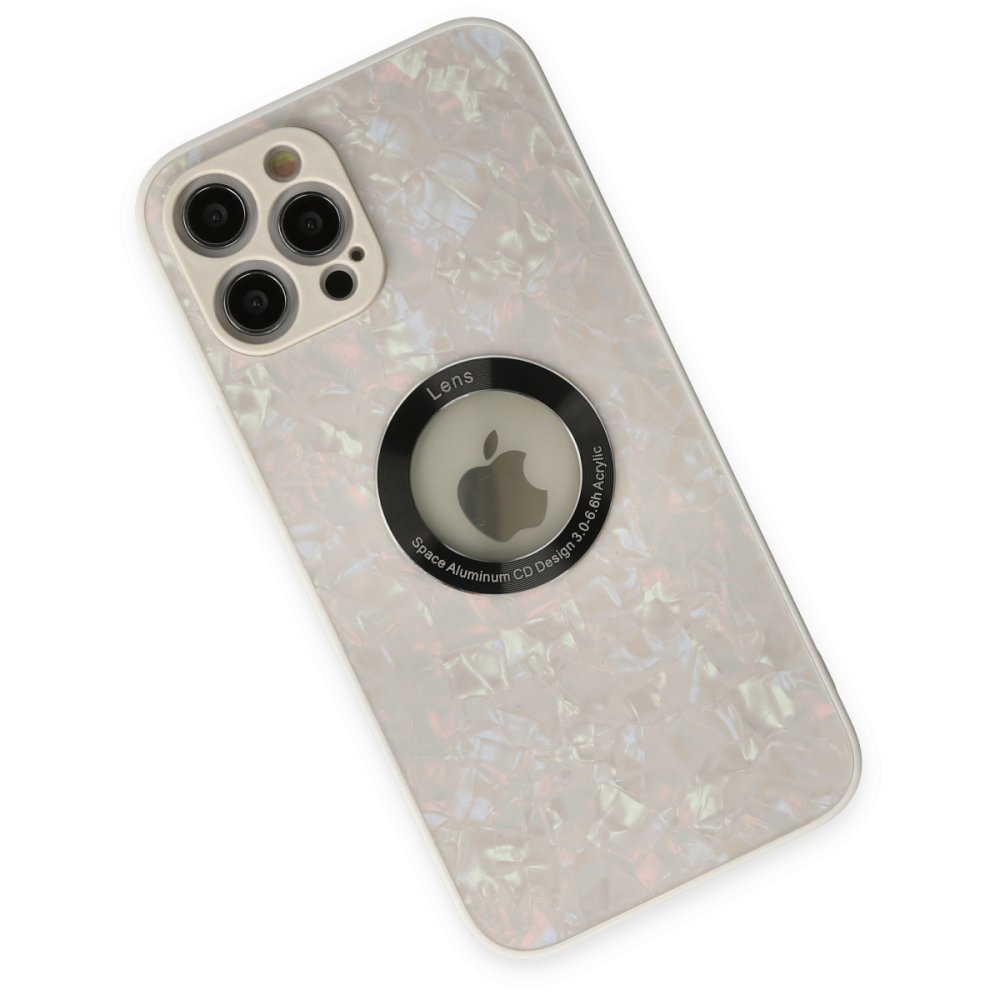 Newface iPhone 12 Pro Max Kılıf Estel Silikon - Estel Beyaz