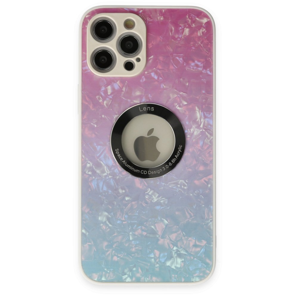 Newface iPhone 12 Pro Max Kılıf Estel Silikon - Estel Mavi